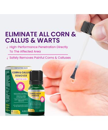 Fast-Acting Corn & Callus Remover with Salicylic Acid - 6PCS - Buy Online on GoSupps.com