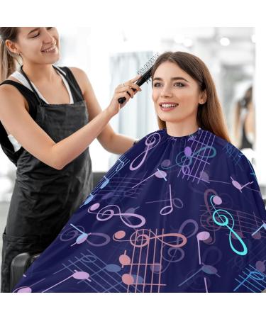Waterproof Barber Cape - Musical Blue Cheetah Haircut Bib for Men & Women | Unisex Hair Cutting Cape - Shop Internationally - Buy Online on GoSupps.com