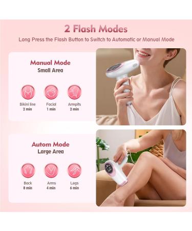 Design Wish IPL Hair Removal Device - Permanent Laser Hair Remover for Women | 5 Energy Levels & 2 Modes for Armpits Legs & Body - Buy Online on GoSupps.com