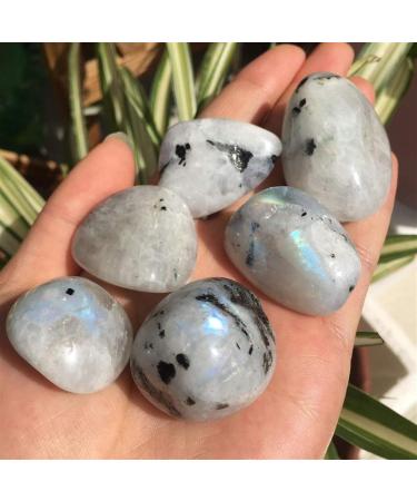 Natural Crystal Rough 100g Natural Polished Moonstone Tumbled Stone Natural Quartz Crystals Stone forCrystal Stone PEIQIYIN - Buy Online on GoSupps.com