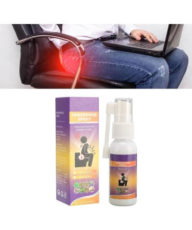 2pcs Hemorrhoid Spray Topical Hemorrhoid Relief Spray Relieve Swelling and Reduce Discomfort of Hemorrhoids Hemorrhoid Cure Liquid 30ml - Buy Online on GoSupps.com