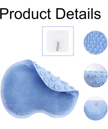 Shower Foot Scrubber - Wall Suction Exfoliation Mat for Spa Foot Care - Buy Online on GoSupps.com