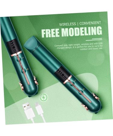 OHPHCALL 4pcs Curling Iron Hair Straightening Tool Curling Wand for Hair Styling Mini Multi-tool Abs Green 21X4X3.5CMx4pcs Greenx4pcs - Buy Online on GoSupps.com