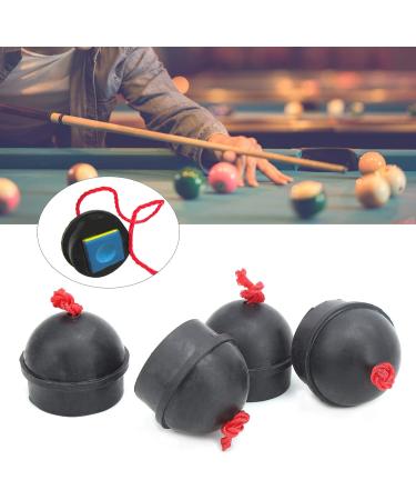 Vbest Life 4pcs Cue Chalk Holder Set - Pool Chalk Holders with Rubber Cap and String - Buy Online on GoSupps.com