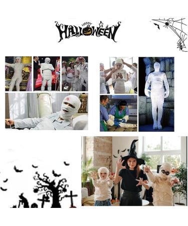 Buy Halloween Mummy Bandage Wrap - Self-Adhesive Gauze for Cosplay & Photography Props - 1 Roll - Buy Online on GoSupps.com