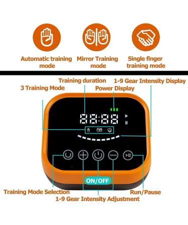 Hand Robotic Rehabilitation Device Robotic Hand for Stroke Patients Robotic Gloves for Stroke Rehab LCD Display and Touch Keys Relieve Hand Stiffness for Relief Cramps Left S - Buy Online on GoSupps.com