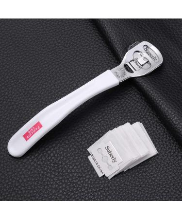 Stainless Steel Foot Cuticle Hard Skin Heel Shaver Kit | 10pcs Blades | Perfect for Pedicure Care - Buy Online on GoSupps.com
