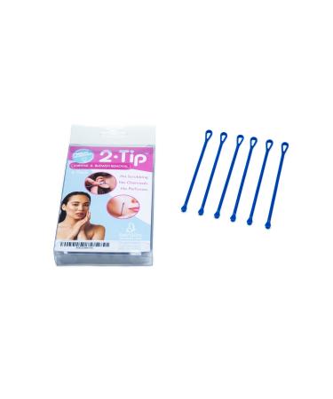 Davison Set of 6 Multi Use Two Ended Reusable Q Tip Swab and Blemish Removers. All in One Tool Cleans Ears Ear Wax Skin Imperfections Nasal Gunk and More. Great for a Congested Baby or Infant