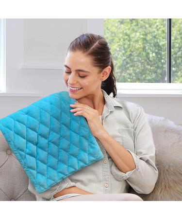 Pasonio Full Weighted Electric Heating Pad - Back Pain & Cramps Relief - 2.3lb Large Size - Moist & Dry Heat Therapy - Auto Shut Off - Washable - 12x24 - Buy Online on GoSupps.com