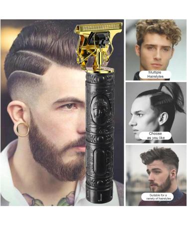 Hair Clipper for Men | Hair Clippers Men Beard Trimmer | Body Hair Trimmer and Groomer for Men USB Zero Gapped T blad-e Hair Cutting Kit Cordless Electric Hair Clippers for Men Black - Buy Online on GoSupps.com