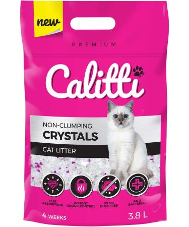 Calitti Premium Silicate Cat Litter | Antibacterial Crystals | 3.8L Pack | International Shipping Available - Buy Online on GoSupps.com