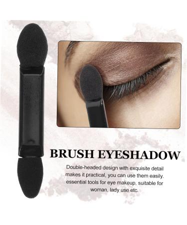 FOYTOKI 100pcs Women Eyeshadow Brush Small Eyeshadow Blending Brush Eye Makeup Sponge Makeup Brushes Black - Buy Online on GoSupps.com