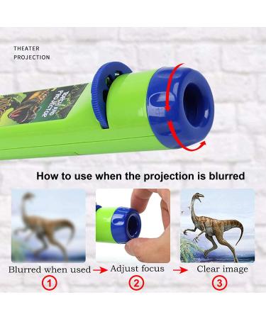 Georgie Porgy Children Projector Flash Lamp - Dinosaur Wall & Ceiling Decor for Kids | Enhances Hand-Eye Coordination & Science Learning - Buy Online on GoSupps.com