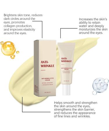 Cr me anti- ge au liposome r tinien et aux f ves ferment es cr me r paratrice contour des yeux anti-rides claircissante et hydratante lisse les ridules et les cernes (2pcs face cream) - Buy Online on GoSupps.com