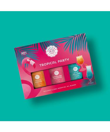 Tropical Party Essential Oil Set - 3 Exotic Aromatherapy Blends for Diffuser & Relaxation - 10ML - Buy Online on GoSupps.com