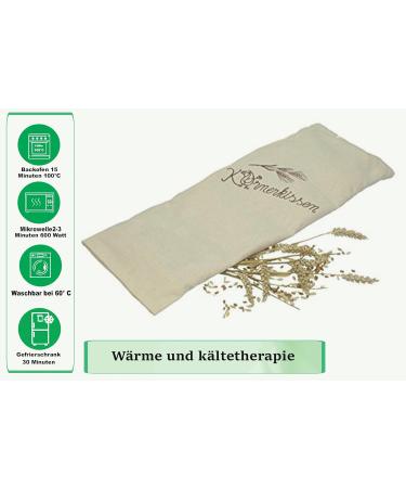 Buy Betz Beige Grain Heat Pillow - 20x50cm Neck Cushion for Relaxation | International Shipping - Buy Online on GoSupps.com