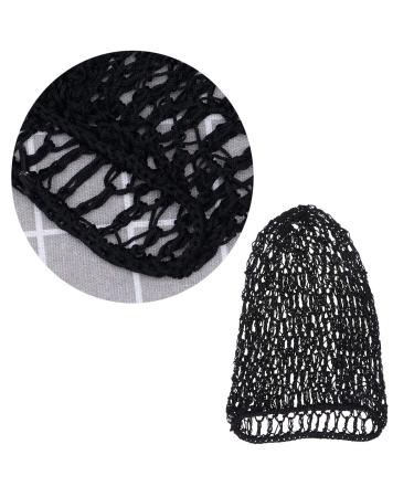 Beaupretty Elastic Wide Hair Net Bands - Black Rayon Snood Cover & Crochet Cap for Sleeping | Shop Internationally - Buy Online on GoSupps.com
