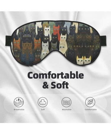 Shop Cat Soft Sleep Eye Mask - Breathable Female Eye Patch for Travel & Relaxation | International Shipping - Buy Online on GoSupps.com