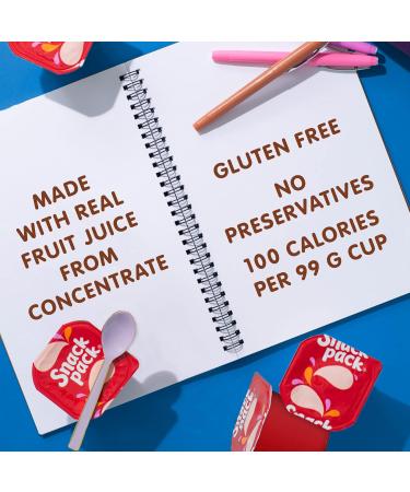 Snack Pack Raspberry & Mixed Berry Gel 12-Pack 99 Gram Cups - Buy Online on GoSupps.com