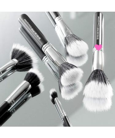 Large Powder Makeup Brush | Beauty Junkees Pro Flat Top Duo Fiber | Vegan & Cruelty-Free | Perfect for Setting Finishing & Bronzing - Buy Online on GoSupps.com