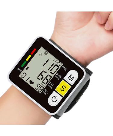 Blood Pressure Monitors Automatic Wrist Blood Pressure Monitors Portable Blood Pressure Monitors Pressure Machine Fully Automatic Blood Pressure Monitors for Home Office Travel Use