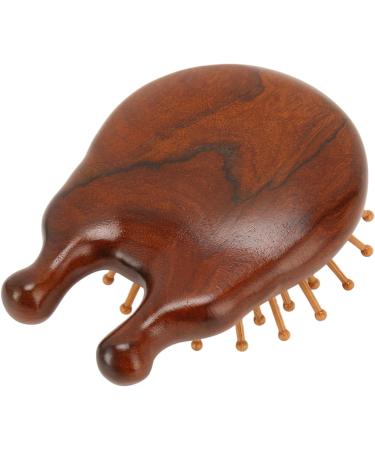 Multifunctional Wooden Massage Hair Brush & Scalp Cushion Portable Comb for Home & Travel - Buy Online on GoSupps.com