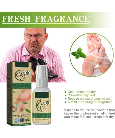 Sweaty Feet Foot Spray Foot Spray Anti sweat spray Foot Spray Odor Eliminators Spray Effectively Eliminate Foot Odor Anti Foot Odor Fast Deodorization - Keep Freshes & Dry for a Long Time 30ml - Buy Online on GoSupps.com