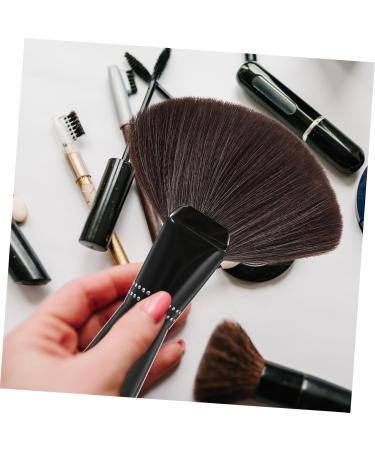 FRCOLOR Large Neck Duster Brush Fan Highlighter Mineral Blush hair cosmetics Neck Duster large eye shadow Miss Hair Cutting Neck Duster Brush 20x4x16cm Coffee - Buy Online on GoSupps.com