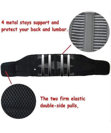 Samnuerly Back Bandage | Lordosis Support Belt - Adjustable Breathable Relief for Back Pain Herniated Disc Sciatica & Scoliosis (X-Large) - Buy Online on GoSupps.com