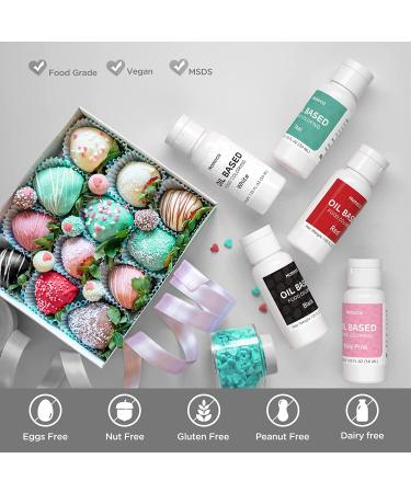 Nomeca 30ml Black Oil Based Food Coloring for Chocolate & Baking - Edible Dye for Cake Decorating, Candies, Cookies, Easter Eggs - Buy Online on GoSupps.com