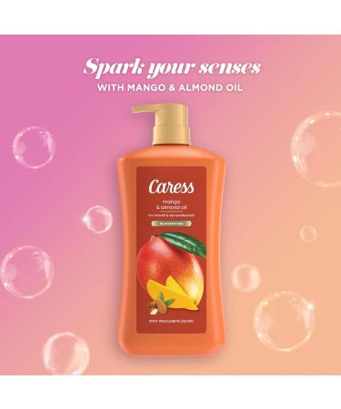 Caress Body Wash Mango & Almond Oil 2-Pack Moisturizing Body Wash for Smooth & Rejuvenated Skin Body Soap Liquid 30 Fl Oz Ea - Buy Online on GoSupps.com