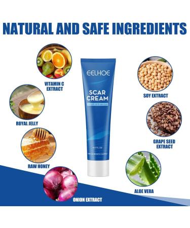Aibyks Anti-Scars Cream - Healing Gel for Burns - 0.5 FL.Oz Scar Gel for Keloids and Hypertrophic Scars Reduces the Appearance of Bruises Moisturizing Gel - Buy Online on GoSupps.com