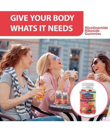 NAD Supplement Gummies Sugar-Free, NAD Nicotinamide Riboside Resveratrol 900mg w. Quercetin, Collagen Biotin & Vitamin, High Potency NAD Resveratrol Supplements for Anti Aging, Energy, Focus Strawberry 60 Count (Pack of 1) - Buy Online on GoSupps.com