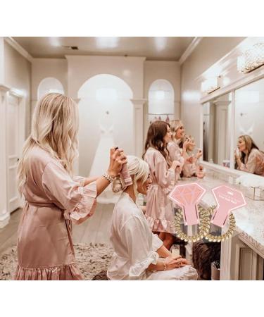 6 PACK Champagne Bridesmaid Hair Ties - Bachelorette Party Favors & Proposal Gifts - Buy Online on GoSupps.com