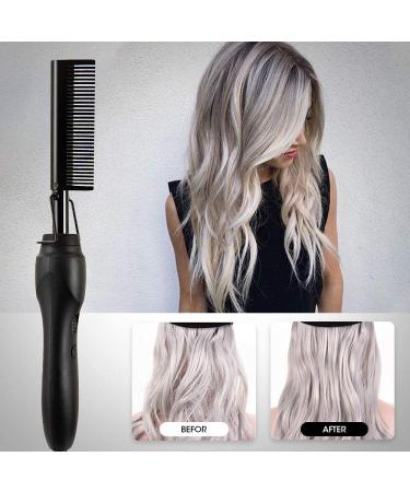 Multifunctional Hot Comb Hair Straightener for Black Hair - Electric Pressing Comb for Wigs - Copper Hot Iron Comb with Gifts Included - Buy Online on GoSupps.com
