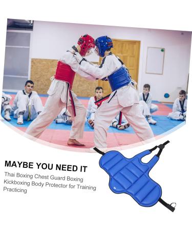 CLISPEED Kids Boxing Body Protector | Muay Thai/Taekwondo Chest Guard | Assorted Colors - 45x25CM - Buy Online on GoSupps.com