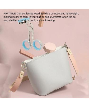 Enhanced Precision Lens Eyelid Stretcher with Storage Case Portable Stainless Steel Ergonomic Design Silicone Strips for Accurate Placement (Blue) - Buy Online on GoSupps.com