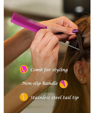 Shineworth 7-Piece Wig Brush Comb Set - Perfect for Synthetic Wigs, Hair Extensions & Human Hair - Buy Online on GoSupps.com