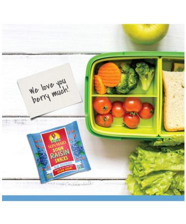 Sun-Maid Blue Raspberry Sour Raisin Snacks 0.7oz - 7 CT - Delicious and Tangy Fruit Snack - Buy Online on GoSupps.com