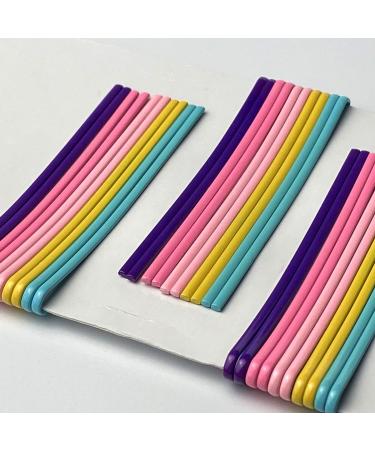 DTWa hair grips for women thick hair 50 pc Multiple Color Styles girls hair clips (#8 Wave Clamp(50PC))