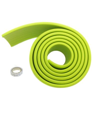 TUKA Multi-Purpose Foam Protector Kit 2M x 80mm Universal Anti Collision Protector Safety of Child Baby Senior | Thick Childproofing Safety Protection Securing Objects and Surfaces. TKD7002 green 2 M x 80mm Universal Foam Protector Green