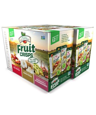 Brothers-ALL-Natural Fruit Crisps Variety Pack 4.44 Ounce Bag 12 Count (Pack of 2)