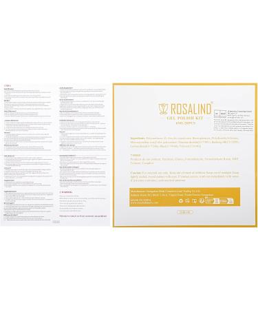 ROSALIND UV Nail Polish Gel 20 Colours White Pink Red Purple Orange Gel Nail Polish Set Gel Nail Salon Design Kit Soak Off UV LED Nail Gel Polish Nail Polish Varnishes for UV Lamp 05 - Buy Online on GoSupps.com