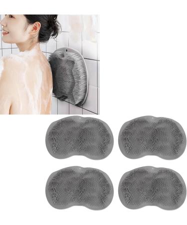 Foot Cleaner Massage Mat - Non-Slip Back Shower Mat with 4 Suction Cups & Soft Bristles for Ultimate Bathroom Relaxation - Buy Online on GoSupps.com