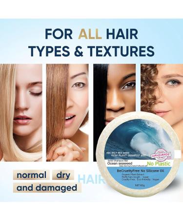  G n rique Hair Soap | 60g Natural Solid Shampoo Clarifying & Conditioner Bar Soap For Oily and Sensitive Scalp Care Gentle Repair For Men - Buy Online on GoSupps.com