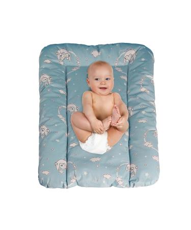 Babynness Waterproof Wrapping - High Quality Wipeable & Easy to Clean - Diaper Documents Organizer in Moon & Star Blue - 50x70 cm - Buy Online on GoSupps.com