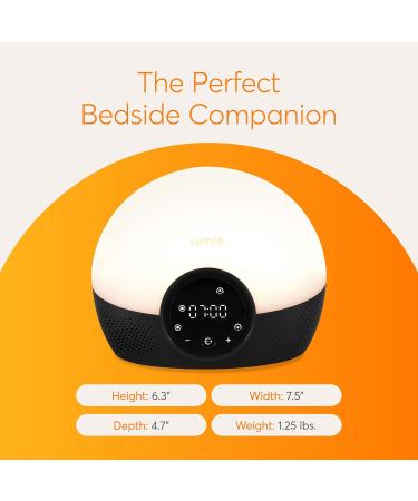 Buy Lumie Bodyclock Glow 150 - Sunrise & Sunset Alarm Clock with Customizable Light | Best Bedside Lamp for Waking Up & Reading - Buy Online on GoSupps.com