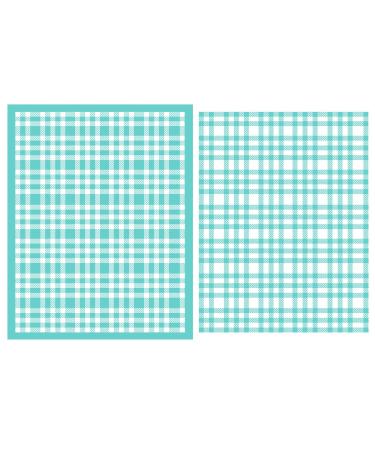 She Love DIY Self-Adhesive Silk Screen Printing Stencil  Plaid Pattern Reusable Mesh Stencils Transfer for DIY Home Decor  T-Shirts  Ceramic  Wood  Tote-Bags  Fabric  Easter (Plaid)
