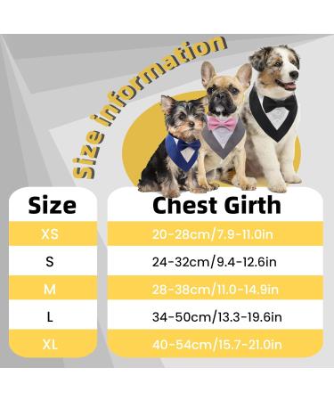 Liebeedd Neckuch Dog Tuxedo Bandana - Adjustable Triangle Neckerchief for Pet Weddings & Birthday Parties - Stylish Dog Accessories - Buy Online on GoSupps.com
