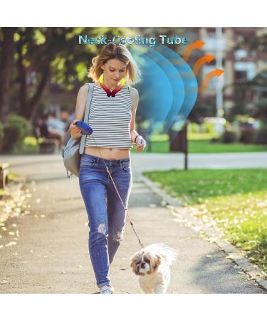 Faceynde Neck Wrap Cooling Collar | Adjustable Portable Summer Accessory for Running Jogging Hiking & More - Buy Online on GoSupps.com